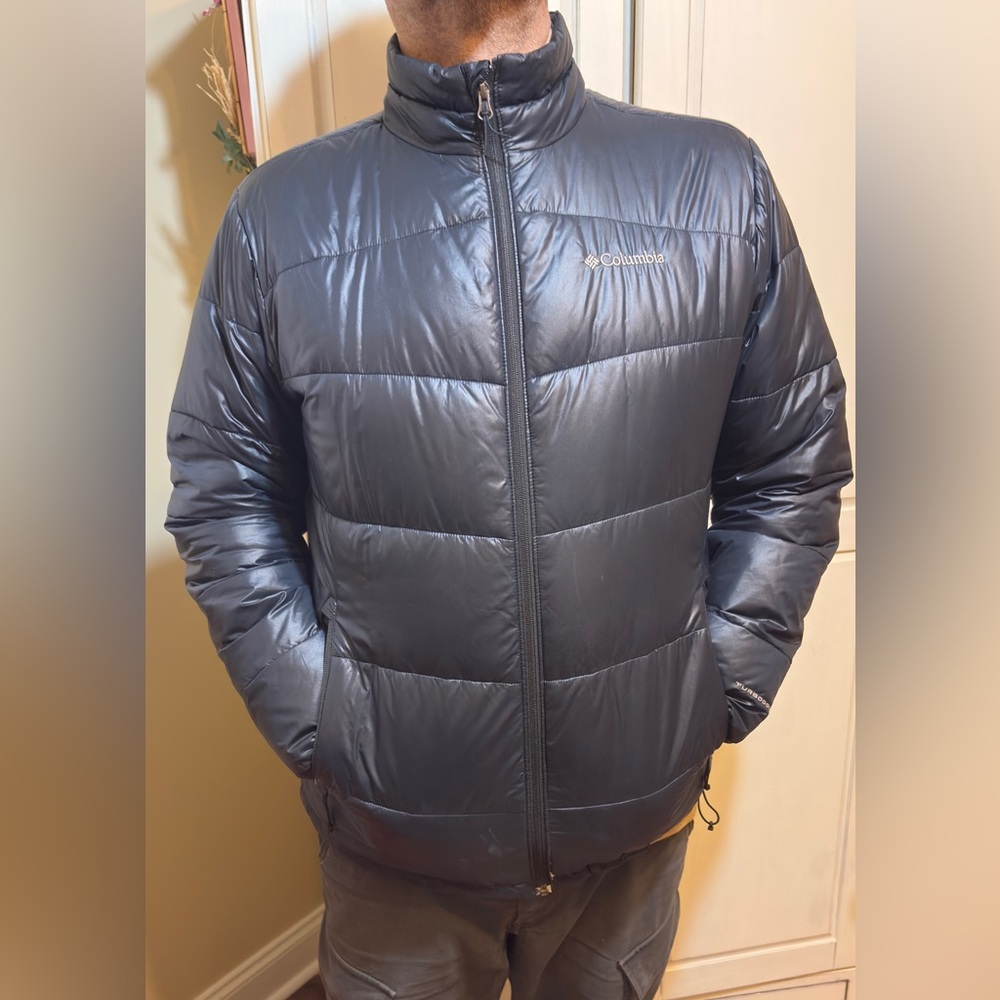 Columbia Men's Navy Blue Puffer Jacket